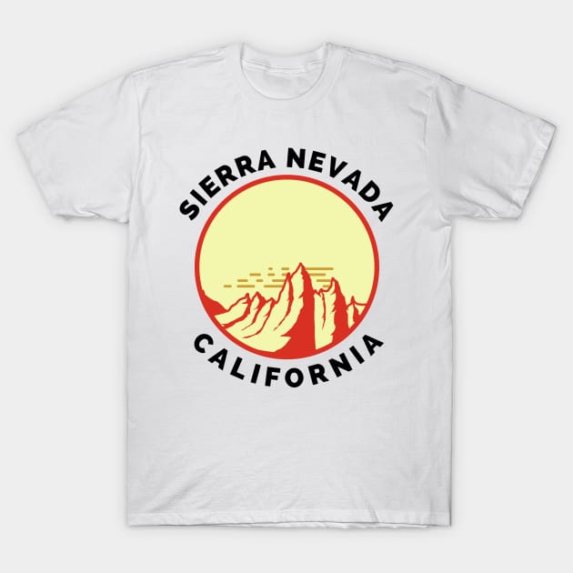 Sierra Nevada California - Sierra Nevada Ski Snowboard Mountain California Yosemite Travel T-Shirt by Famgift